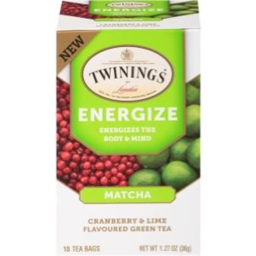Twinings Twinings 18 CT Energize Matcha Cranberry Lime Twinings Twinings 18 CT Energize Matcha Cranberry Lime