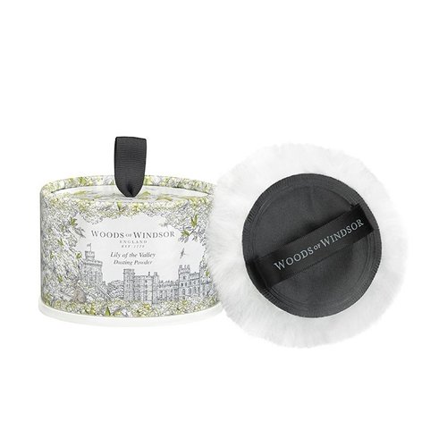 Woods of Windsor Lily of the Valley Dusting Powder with Puff Woods of Windsor Lily of the Valley Dusting Powder with Puff