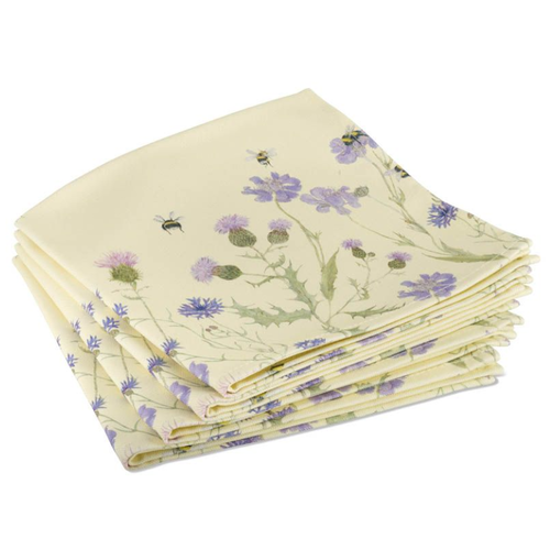 Mosney Mill Mosney Mill Bee and Flower Napkins Mosney Mill Mosney Mill Bee and Flower Napkins