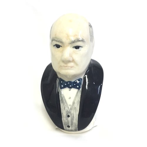 Babbacombe Pottery Babbacombe Sir Winston Churchill Small Bust Babbacombe Pottery Babbacombe Sir Winston Churchill Small Bust