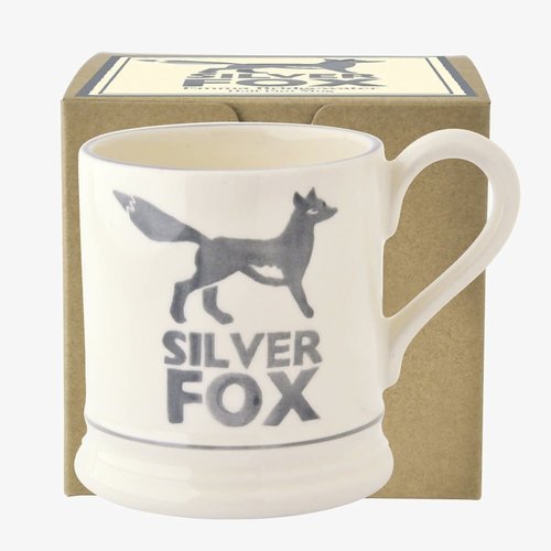 Emma Bridgewater Silver Fox 1/2 Pint Mug Boxed Emma Bridgewater Silver Fox 1/2 Pint Mug Boxed