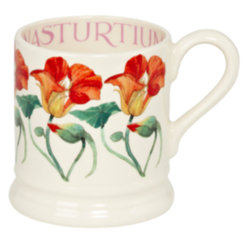 Emma Bridgewater Bridgewater 1/2 Pint Flowers Mug - Nasturtium Emma Bridgewater Bridgewater 1/2 Pint Flowers Mug - Nasturtium