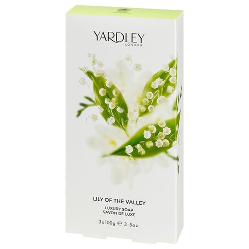 Yardley Yardley Lily of the Valley Luxury Soap (box of 3) Yardley Yardley Lily of the Valley Luxury Soap (box of 3)