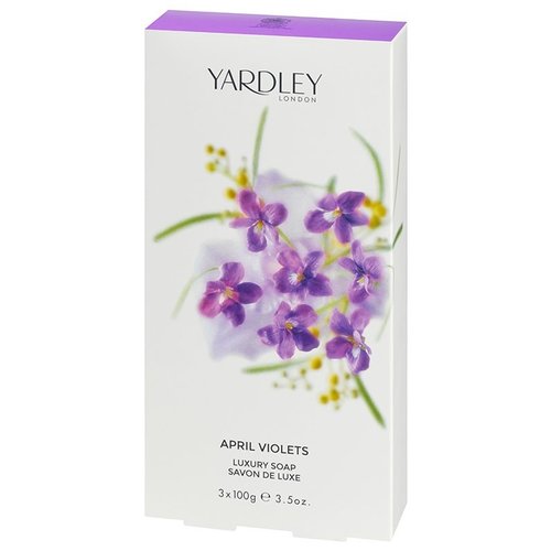 Yardley Yardley April Violets Luxury Soap (box of 3) Yardley Yardley April Violets Luxury Soap (box of 3)