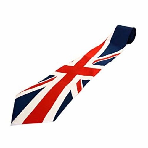 the tie studio Union Jack Slanting Up Tie on Silk the tie studio Union Jack Slanting Up Tie on Silk