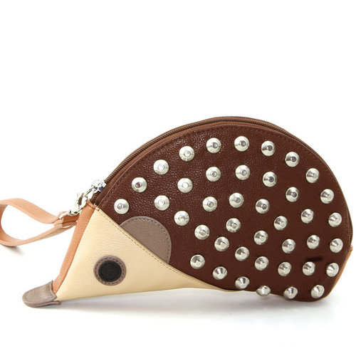 Sleepyville Sleepyville Critter Hedgehog Wristlet with Studs Sleepyville Sleepyville Critter Hedgehog Wristlet with Studs