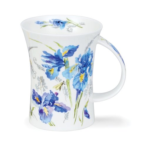 Dunoon Dunoon Richmond Blue Irises Mug Dunoon Dunoon Richmond Blue Irises Mug