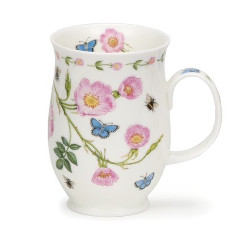 Dunoon Suffolk Floral Lane Dog Rose Mug Dunoon Suffolk Floral Lane Dog Rose Mug
