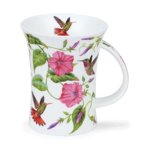 Dunoon Dunoon Richmond Hummingbirds Pink Mug Dunoon Dunoon Richmond Hummingbirds Pink Mug