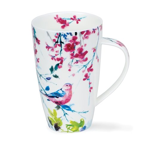 Dunoon Henley Birdsong Pink Mug Dunoon Henley Birdsong Pink Mug