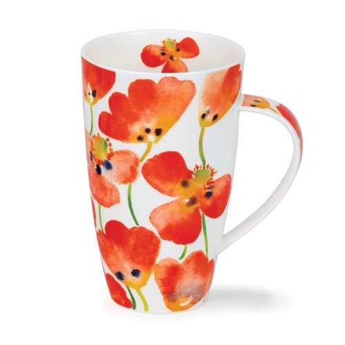 Dunoon Dunoon Henley Poppyfield Red Mug Dunoon Dunoon Henley Poppyfield Red Mug