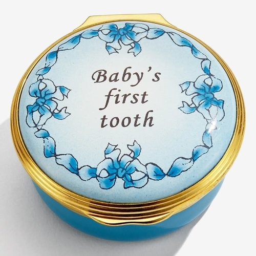 Halcyon Days Halcyon Days Baby's First Tooth, Blue Halcyon Days Halcyon Days Baby's First Tooth, Blue
