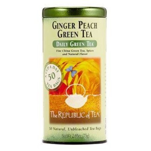 Republic of Tea Ginger Peach Green Tea Republic of Tea Ginger Peach Green Tea