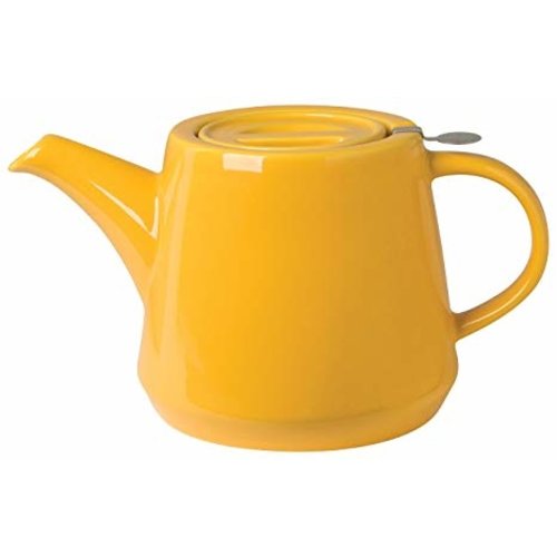Adderley Ceramics London Pottery Hi-T Filter Teapot 2 Cup Yellow Honey Adderley Ceramics London Pottery Hi-T Filter Teapot 2 Cup Yellow Honey