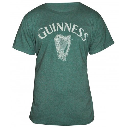 Guinness Guinness Green Vintage Heathered Harp Tee - XXL Guinness Guinness Green Vintage Heathered Harp Tee - XXL