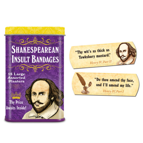 Shakespearean Insult Bandages 15ct Shakespearean Insult Bandages 15ct