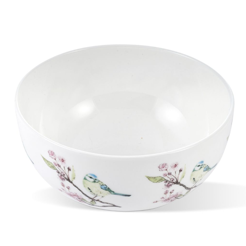 Mosney Mill Mosney Mill Blue Tit on Blossom China Open Sugar/Nibbles Bowl Mosney Mill Mosney Mill Blue Tit on Blossom China Open Sugar/Nibbles Bowl