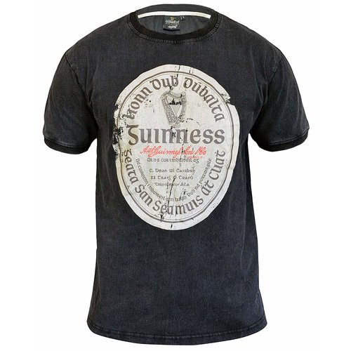 Guinness Guinness Distressed Gaelic Label Tee Guinness Guinness Distressed Gaelic Label Tee