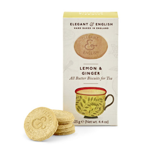 Elegant & English Biscuits - Lemon & Ginger Elegant & English Biscuits - Lemon & Ginger