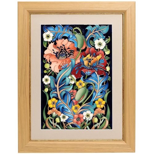 Moorcroft Pottery Moorcroft Arts & Crafts Plaque PLQ813 (NB) Moorcroft Pottery Moorcroft Arts & Crafts Plaque PLQ813 (NB)