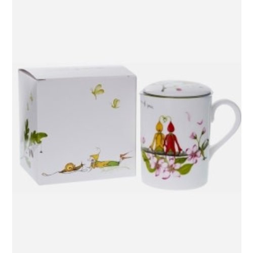 Emma Dunne Limited Emma Dunne Teacup w/ Infuser Emma Dunne Limited Emma Dunne Teacup w/ Infuser