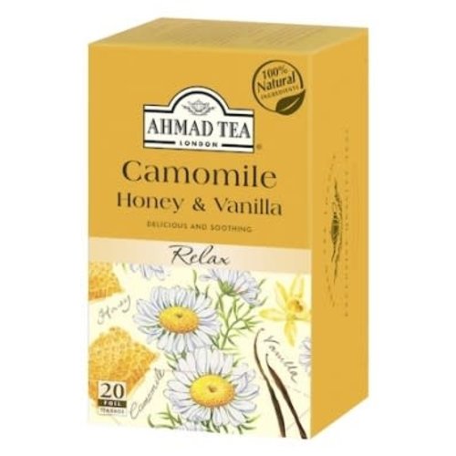 Ahmad Tea Ahmad Camomile Honey & Vanilla 20s Ahmad Tea Ahmad Camomile Honey & Vanilla 20s