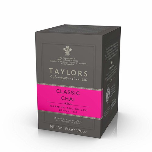 Taylors of Harrogate Taylors of Harrogate Classic Chai Tea 20s Taylors of Harrogate Taylors of Harrogate Classic Chai Tea 20s