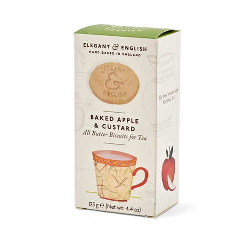 Elegant & English Elegant and English Baked Apple and Custard Biscuit Elegant & English Elegant and English Baked Apple and Custard Biscuit