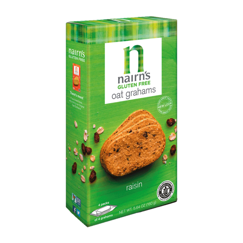 Nairn's Nairns Gluten Free Oat Grahams - Rasin Nairn's Nairns Gluten Free Oat Grahams - Rasin
