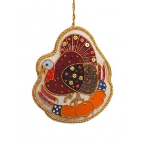 St. Nicolas St. Nicolas Thanksgiving Turkey Ornament St. Nicolas St. Nicolas Thanksgiving Turkey Ornament