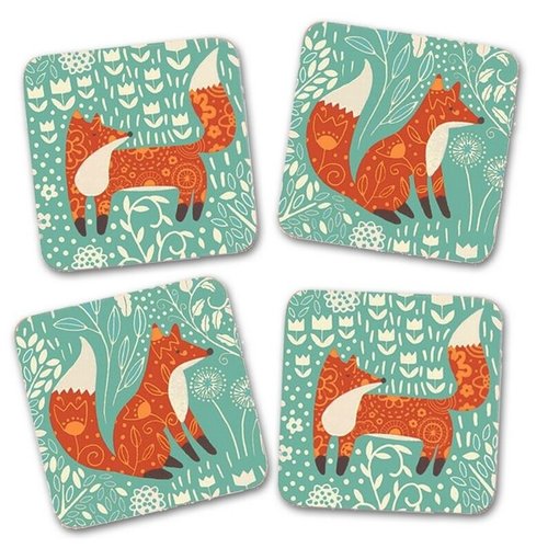 Ulster Weavers Ulster Weavers Foraging Fox Coasters Ulster Weavers Ulster Weavers Foraging Fox Coasters