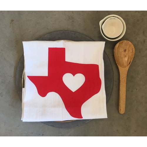Texas Love Tea Towel Texas Love Tea Towel
