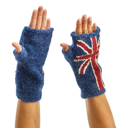 Peruvian Trading Co. Peruvian Trading Co. Fingerless Gloves Union Jack Peruvian Trading Co. Peruvian Trading Co. Fingerless Gloves Union Jack