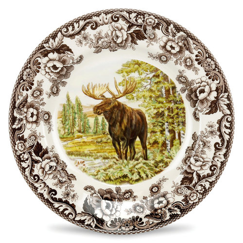 Spode Spode Woodland 27cm Dinner Plate Moose Spode Spode Woodland 27cm Dinner Plate Moose