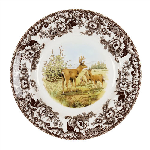 Spode Spode Woodland 27cm Dinner Plate Mule Deer Spode Spode Woodland 27cm Dinner Plate Mule Deer
