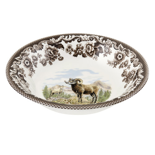 Spode Spode Woodland Ascot Cereal Bowl Bighorn Sheep Spode Spode Woodland Ascot Cereal Bowl Bighorn Sheep
