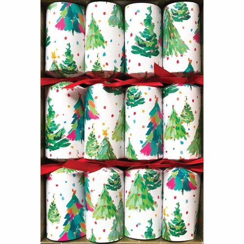 Caspari Caspari Brushstroke Trees Christmas Crackers 8 Count Caspari Caspari Brushstroke Trees Christmas Crackers 8 Count