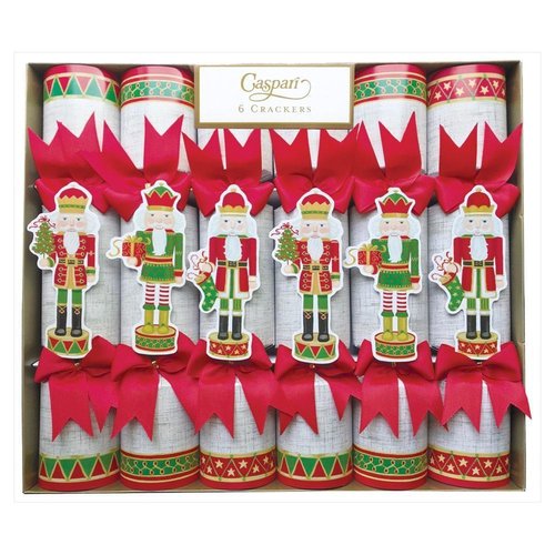 Caspari Caspari Nutcracker Parade Gold Christmas Crackers 6 Count Caspari Caspari Nutcracker Parade Gold Christmas Crackers 6 Count