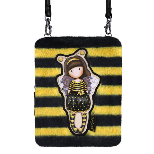 Santoro London Gorjuss "Bee-Loved" Fuzzy Shoulder Bag Santoro London Gorjuss "Bee-Loved" Fuzzy Shoulder Bag