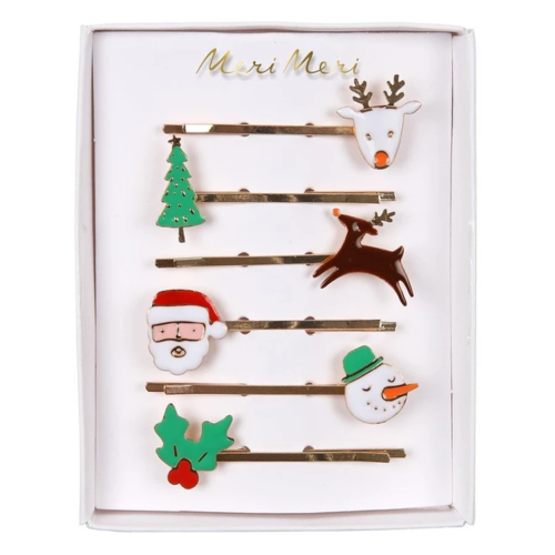 Meri Meri Christmas Enamel Hair Clips Meri Meri Christmas Enamel Hair Clips