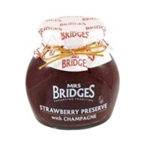 Mrs. Bridges Mrs Bridges Strawberry Preserve with Champagne 4oz Mrs. Bridges Mrs Bridges Strawberry Preserve with Champagne 4oz