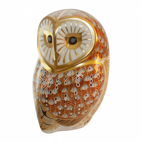 Royal Crown Derby Royal Crown Derby Barn Owl Figurine Royal Crown Derby Royal Crown Derby Barn Owl Figurine