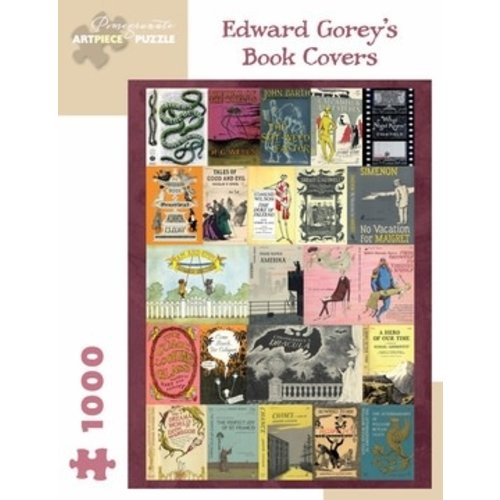 Pomegranate Edward Gorey's Book Covers 1000 Piece Puzzle Pomegranate Edward Gorey's Book Covers 1000 Piece Puzzle