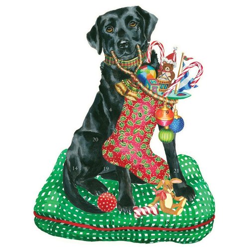 Caspari Caspari Christmas Lab Advent Calender Caspari Caspari Christmas Lab Advent Calender