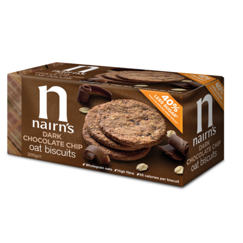Nairn's Nairns Dark chocolate chip oat biscuits Nairn's Nairns Dark chocolate chip oat biscuits