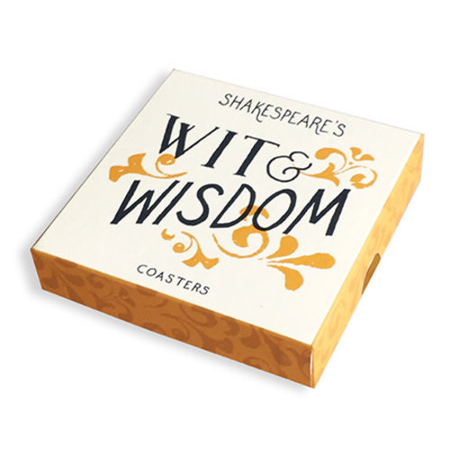Shakespeare's Wit and Wisdom Coasters Shakespeare's Wit and Wisdom Coasters
