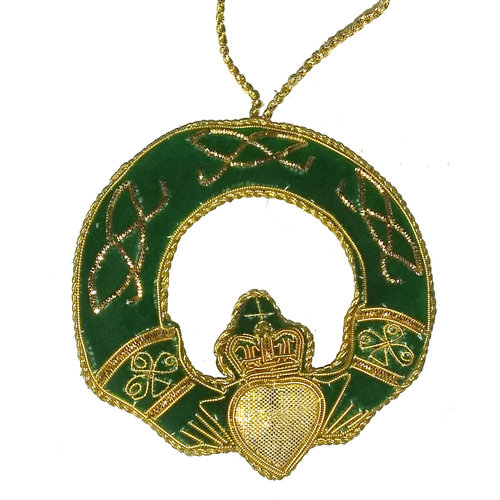 St. Nicolas St. Nicolas Claddagh Ring Ornament cut out St. Nicolas St. Nicolas Claddagh Ring Ornament cut out