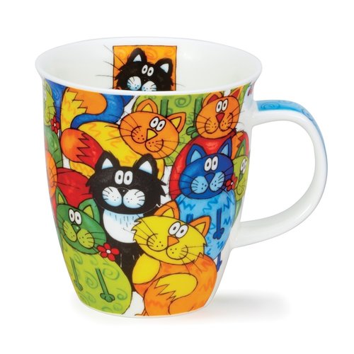 Dunoon Dunoon Nevis Hide and Seek Cat Mug Dunoon Dunoon Nevis Hide and Seek Cat Mug