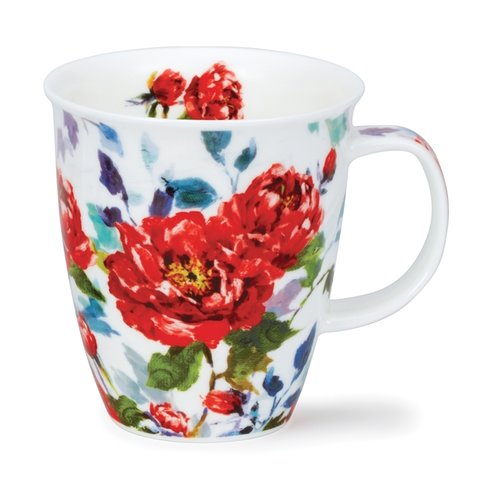 Dunoon Nevis Peonies Red Mug Dunoon Nevis Peonies Red Mug
