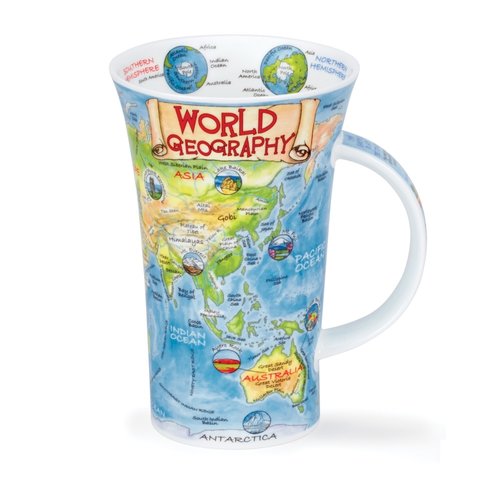 Dunoon Glencoe World Geography Mug Dunoon Glencoe World Geography Mug